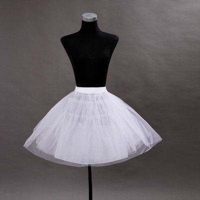 Girl s Hoopless Petticoat Crinoline with 3-Layers, Kids Flower Girl Underskirt