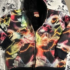 Felpa con cappuccio mimetica snowboard Burton x Chuck Anderson senza motivo taglia XL RARA