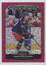 2022 O-Pee-Chee Platinum Marquee Rookies Violet Pixels 121/299 Marcus Bjork 2at