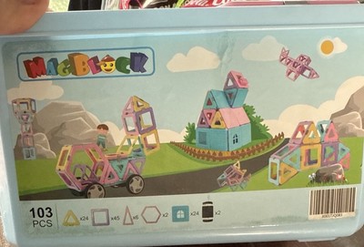 Magblock Magnetic Educational Building Blocks Kid's Set 101 Pieces