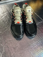 Adidas ZX 2K Boost Grey Solar Red for sale | eBay
