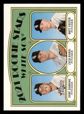 2021 Topps Heritage #208 Matt Foster RC/Dane Dunning RC/Zack Burdi RC