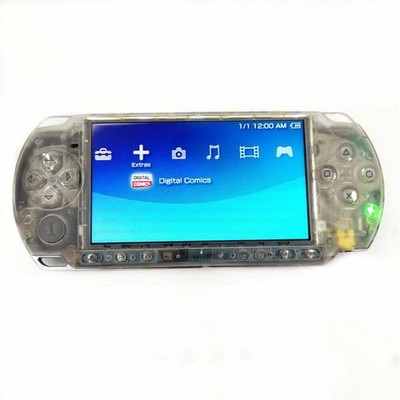 Hot Clear White Retrofit Sony PSP 3000 Handheld PSP System Game Console