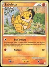 Pokemon Card Sabelette 79/123 HeartGold SoulSilver French