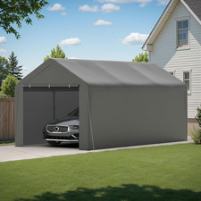 Carport 10 X 20 Heavy Duty Portable Garage All-season Car Canopy Wremovable