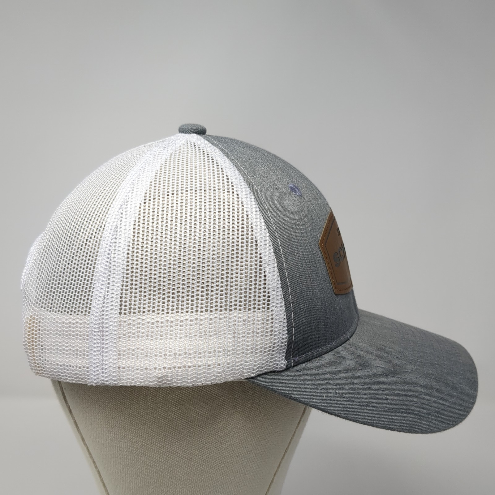 Scheels Idaho Leather Patch Snapback Trucker Hat … - image 5