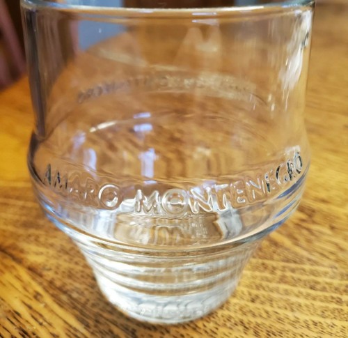 Amaro Montenegro Glass Tumbler Clear Double Old Fashioned 12 Ounces BNWOB - Picture 4 of 7