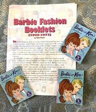 Lot 3 VTG Mattel Barbie Ken Fashion Doll Outfit Catalogs 1962  History Article