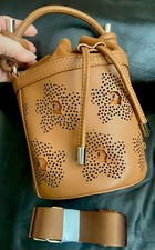 Ted Baker Tyahla Duffel Bag/Bucket Bag Brown/Dark Tan