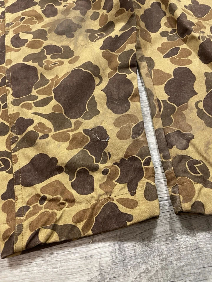 Pantalones de Caza Años 70 Pato Camuflados Verdadero Vintage Talla 35x30 Tostado Raro Foto 2 de 4