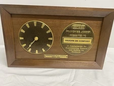 Vintage Conoco Oil Award Clock