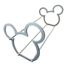 Disney Mickey Icon Silver Magazine Book Rack Holder