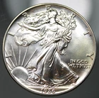 1986 American Silver Eagle - Choice Uncirculated !!