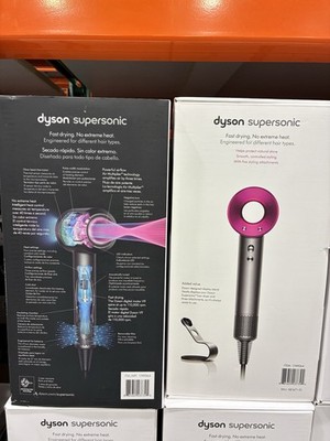 Dyson Supersonic Professional Hair Dryer Diffuser Attachments Silver Pink