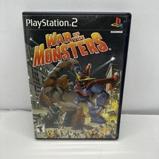 WAR Of The MONSTERS Sony PlayStation PS2 Case & Disc No Manual Tested Free Ship