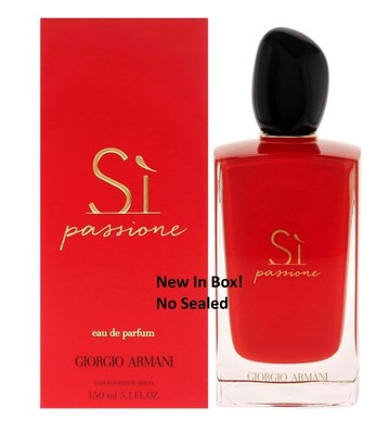 Emporio Armani Si Passione For Women Perfume 5.1 Oz EDP Spray * Open Box