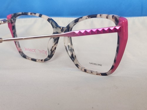 Nuevo marco de gafas para mujer Betsey Johnson edición limitada plástico tortuga 53-16 - Imagen 14 de 17
