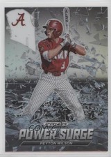2021 Panini Prizm Draft Picks Power Surge Silver Prizm Peyton Wilson #PS-PW y0i