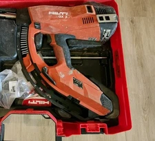 HILTI GX-3 Gas-Actuated Fastening Tool Nailer Nail Gun w Case X-FG Washer Holder