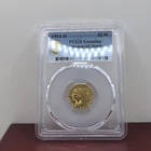1914-D $2.50 Quarter Eagle Gold Coin Denver PCGS Genuine Cleaned-AU Detail