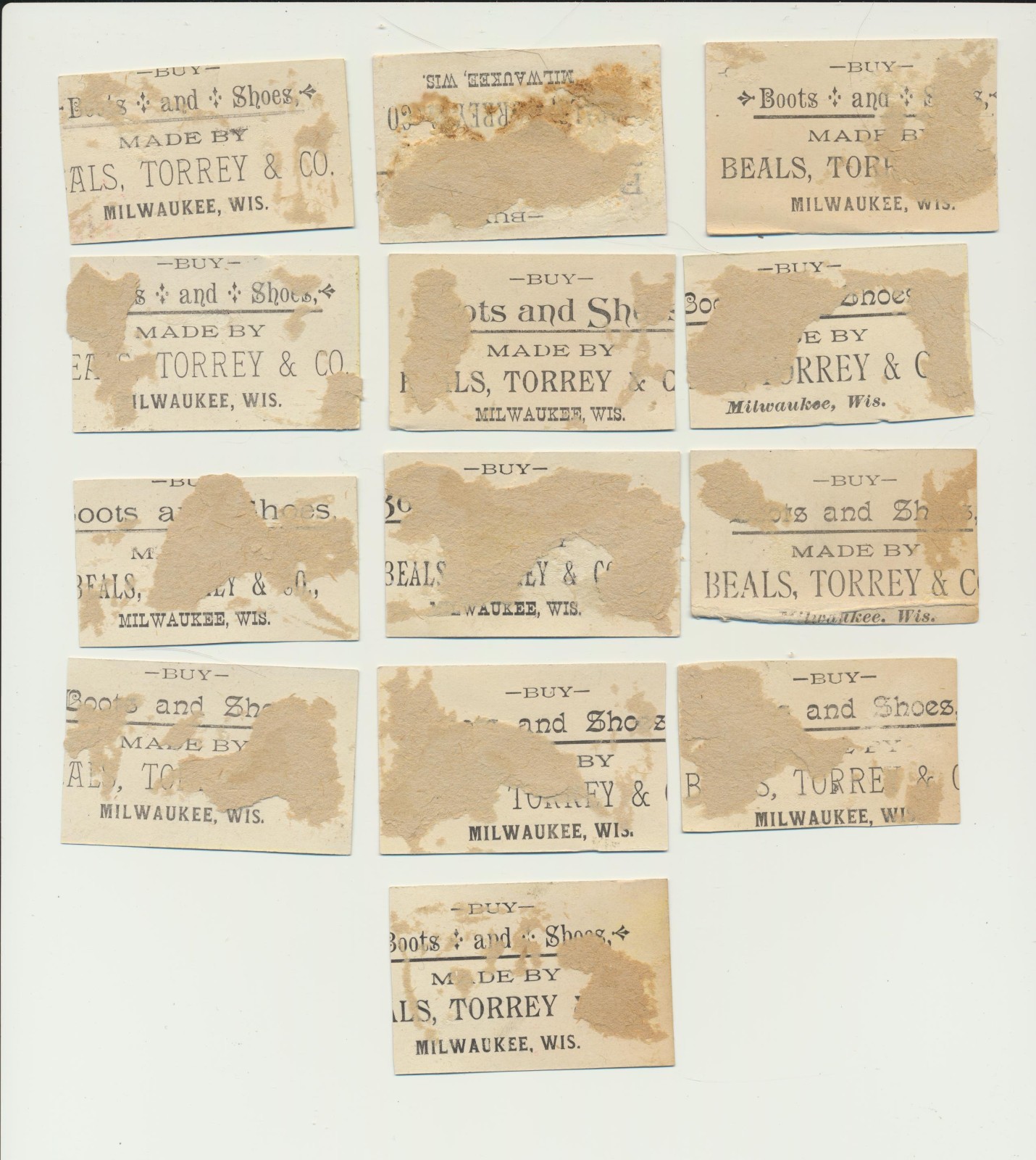 Near set of 32/36 plus 1 dupe 1880-1899 N501 H629 tobacco sized cards of States