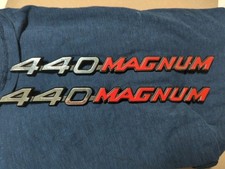 2 Mopar Brand 440 Magnum Hood Emblem 3443516 58395a Please Read Description