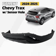Textured Rear Bumper Cover Lower Valance For 2024-2025 Chevy Trax W/ Sensor Hole