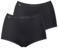 Sloggi Womens Basic 2 Pack Maxi Knickers - Black