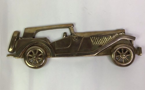Vintage 1984 Enesco Messing Automobil Auto 3-D Wandbehang Plakette 11 1/2" lang - Bild 2 von 9