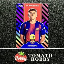 FERMIN LOPEZ /99 PINK REFRACTOR DAKA TOP AUDIENCE 2025-26 PHOTO BARCELONA