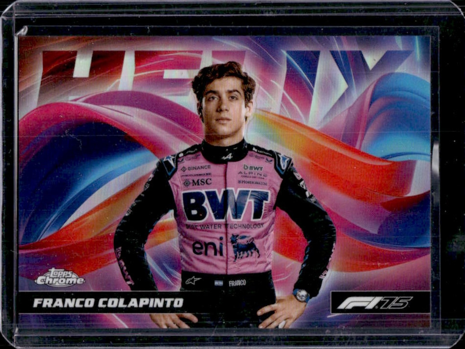 2025 Topps Chrome F1 Franco Colapinto Helix #HLX-15