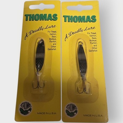 LOT OF 2- NEW Thomas Rough Rider 1/5 OZ BLACK Spoons Made in USA 