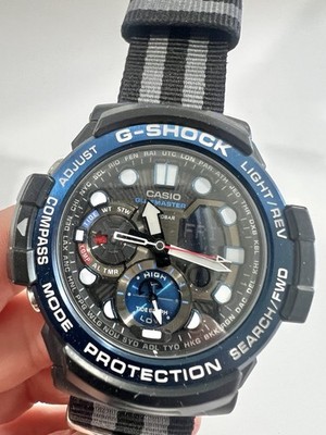 Casio G-Shock GN-1000B Gulfmaster Analog Digital Watch Twin Sensor