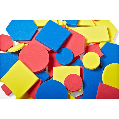 Foam Attribute Blocks Student Kit, Geometry Set, Preschool Learning, Manipula...