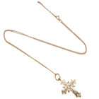 ESTATE VINTAGE SOLID 14K YELLOW GOLD DETAILED CROSS PENDANT 18" NECKLACE #8128 — photo 3