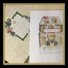 Anna Griffin HOLIDAY OPEN HOUSE Finishing School Card Kit with DIES  #684