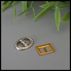 ❤️Lot 2 Barbie Stitch N' Style Teen Fashions Silver and Gold BUCKLES Vtg 1969🖤