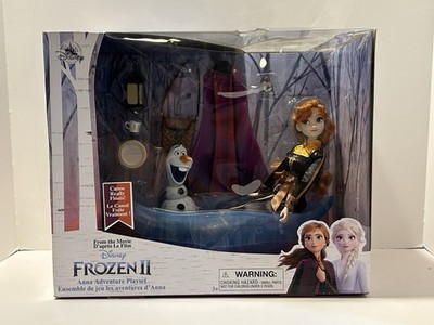 Disney Frozen II Anna Adventure Doll Playset with Olaf & Accessories DAMAGED BOX