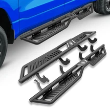 For 2022-2025 Toyota Tundra Crew Max Cab Nerf Bars Side Rails Running Boards 