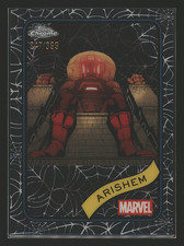 2025 Topps Chrome Marvel Arishem Spider Web Refractor /399 #75