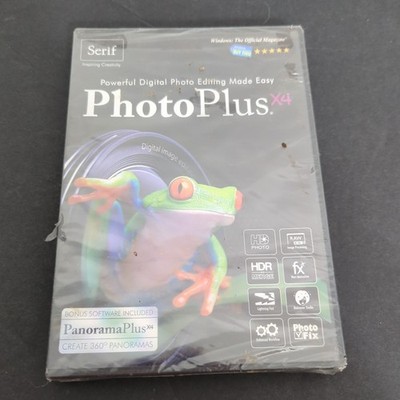 Photo Plus x4 Digital Photo Editing Made Easy (Windows 7, XP, Vista ) New Sealed