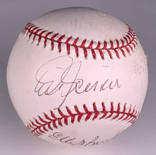 Mike Scioscia & Ellis Burks Autographed Signed Baseball AMCo COA 29592