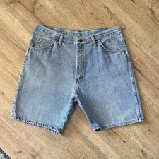 Vintage Wrangler Denim Shorts Jorts , Men's Size 36, Light Wash, Regular Fit 
