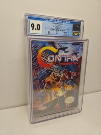 NES Contra 3 Force Cgc  9.0 CIB Complete In Box Graded Nintendo Rare 