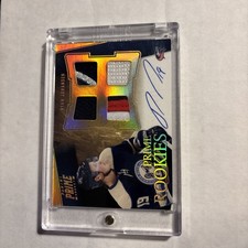 2011-12 Panini Prime Ryan Johansen 9/ 25 Auto Jersey Rookie gold
