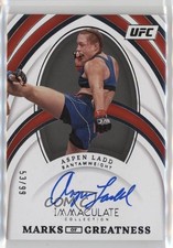 2022 Panini Immaculate UFC Marks of Greatness 53/99 Aspen Ladd #MG-ASP Auto 18yu