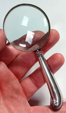 Lovely Usable Asprey & Co Sterling Silver Handled Magnifying Glass London 1914