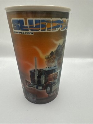 Transformers Revenge of the Fallen Optimus Prime 3D Plastic Slurpee Cup 2009