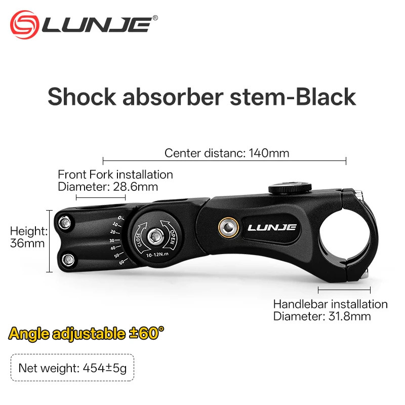 Stem 140mm Rod Front Fork Riser