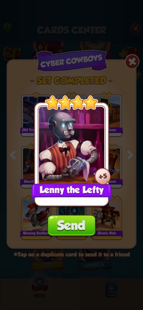 Coin Master New Cards 5x Lenny The Lefty Total 5 Cards Instant And Fast Sending Coin Master New Cards 5x Lenny The Lefty Total 5 Cards Instant And Fast Sending